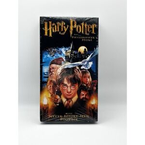 Harry Potter and the Philosophers Stone VHS 2002 NEW SEALED Warner Bros 22542